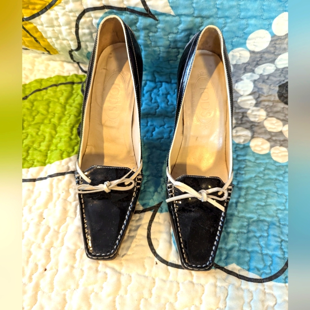 Tod's Patent Leather Heels 7 1/2; 37 1/2